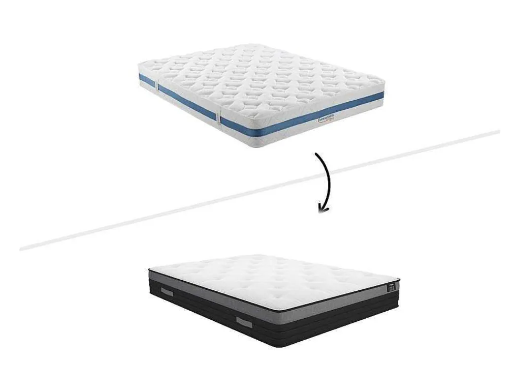 Set Bedbodem + Matras Met Pocketveren Airplay Van Dreamea Play - 180 X 200 Cm-Ysmée