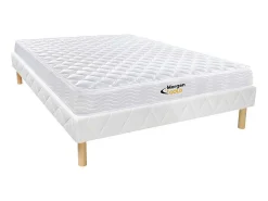 Set Bedbodem + Matras Met Veren Wolkenlos Van - 140 X 200 Cm-Morgengold New