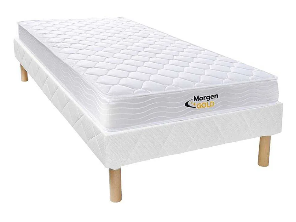 Set Bedbodem + Matras Met Veren Wolkenlos Van - 90 X 200 Cm-Morgengold