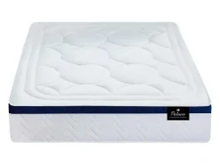 Set Bedbodem En Matras Pocketveren En Vormgeheugen Met Textuur Marquis Van Dreamea - Dikte 30 Cm - 140 X 190 Cm - Blauw-Palacio Outlet