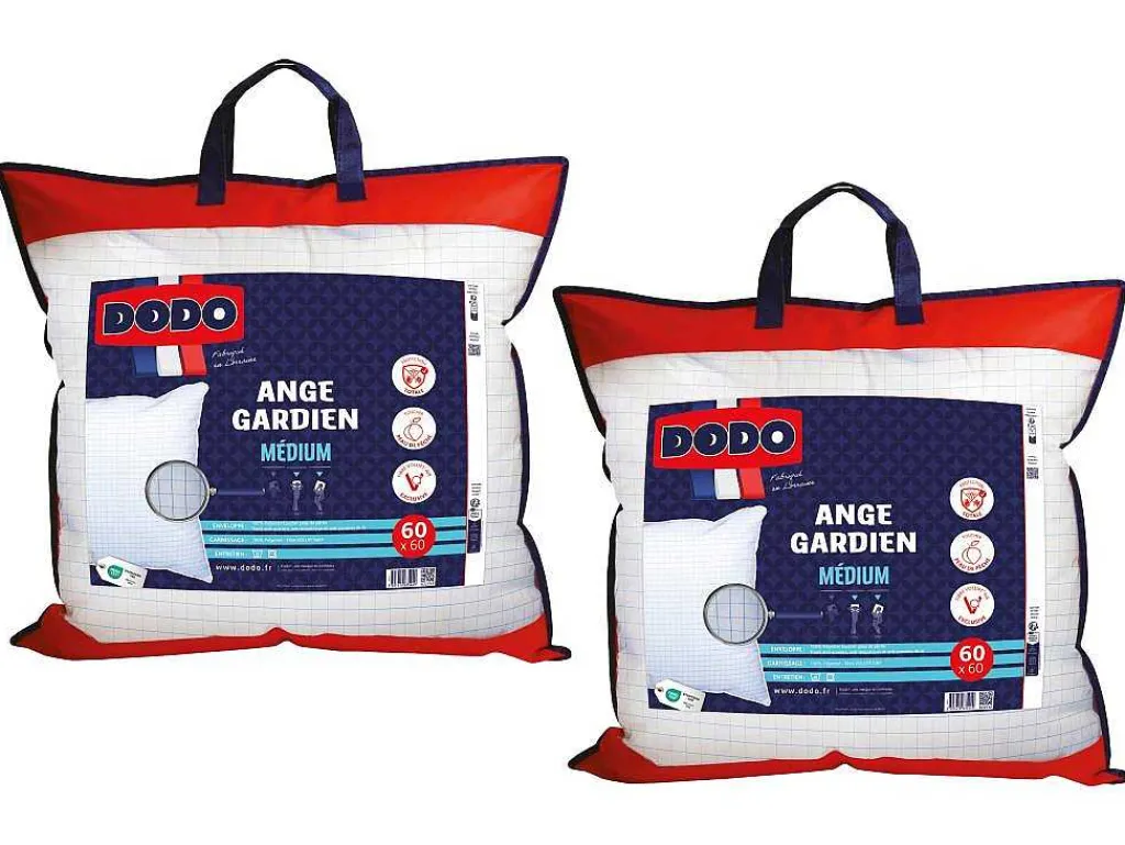 Set Dekbed 220 X 240 Cm + 2 Hoofdkussens 60 X 60 Cm - Totale Bescherming Tegen Huismijt - Ange Gardien-DODO Discount