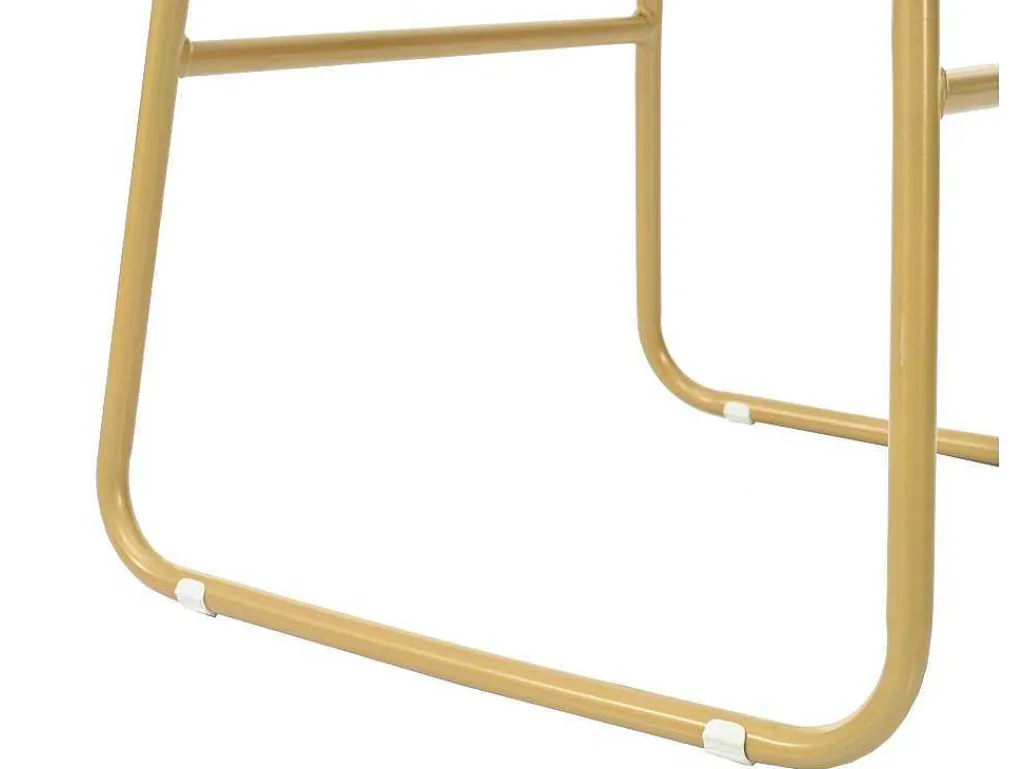 Set "Eat Standing": Bartafel En 2 Krukken - Metalen Structuur - Goud-ModernLuxe Sale