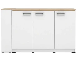 Set Keukeneiland + 2 Krukken - Wit En Licht Naturel - Nusice-Vente-unique Hot
