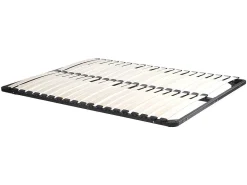 Set Lattenbodem + Futon 140 X 190 Cm - 100% Katoen - Shiva Van - Beige-DREAMEA Hot