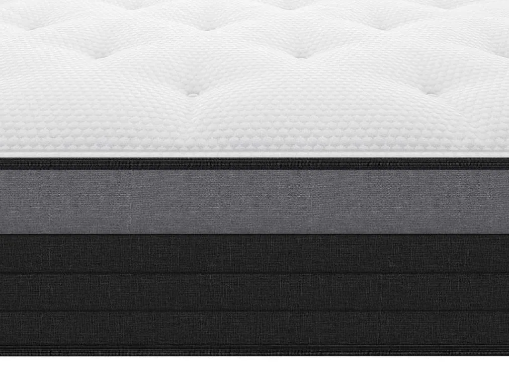Set Lattenbodem + Matras 1118 Pocketveren Met Ventilatieband Airplay Van Dreamea Play Dikte 24 Cm - 180 X 200 Cm-Ysmée New