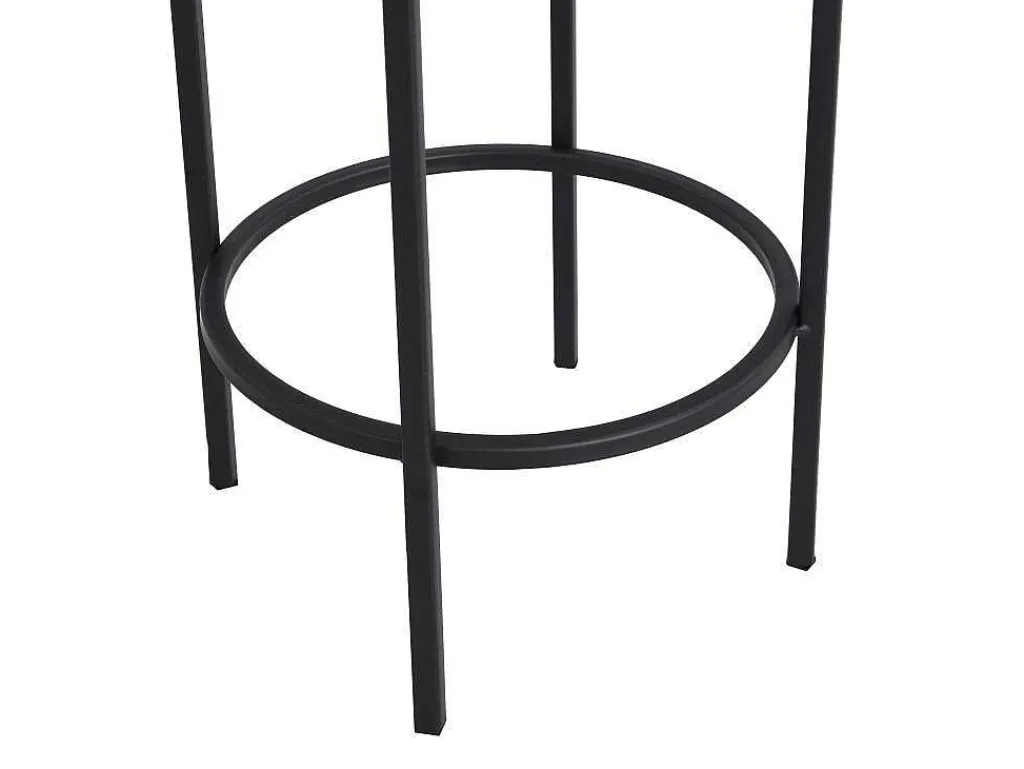 Set Van 2 Bloembakken Op Poot Van Metaal - D25 X H61 Cm En D30 X H77 Cm - Goudkleurig En Zwart - Naba-OZAIA Outlet