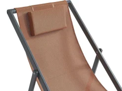 Set Van 2 Chileense Ligstoelen Van Aluminium - Terracotta - Anilio Van-MYLIA Clearance