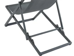 Set Van 2 Chileense Ligstoelen Van Aluminium - Antraciet - Anilio Van-MYLIA Sale