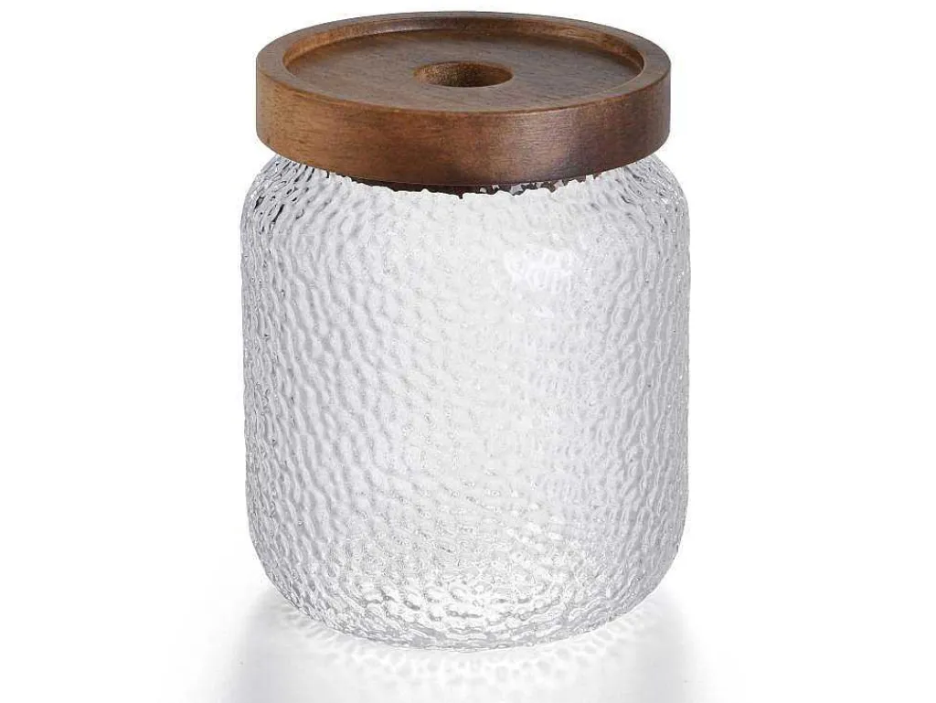 Set Van 3 Conservepotten Voor Voedingswaren - 3 Afmetingen - Glas - Transparant - Festini-OZAIA Best