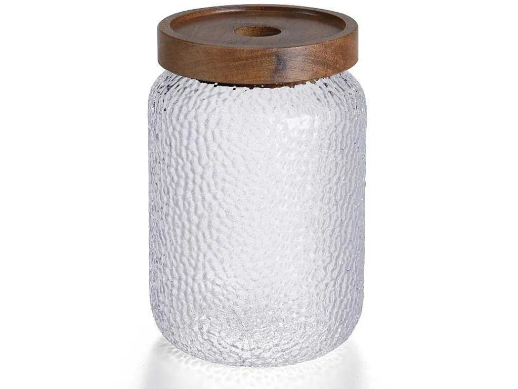 Set Van 3 Conservepotten Voor Voedingswaren - 3 Afmetingen - Glas - Transparant - Festini-OZAIA Best