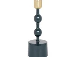 Set Van 2 Geemailleerde Aluminium Kandelaars - H.26,5 Cm En H.22 Cm - Eend Blauw - Parina-OZAIA Best
