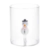 Set Van 4 Glazen Met Kerstmotieven - O7,5 X H9,5 Cm - Scopa-OZAIA New