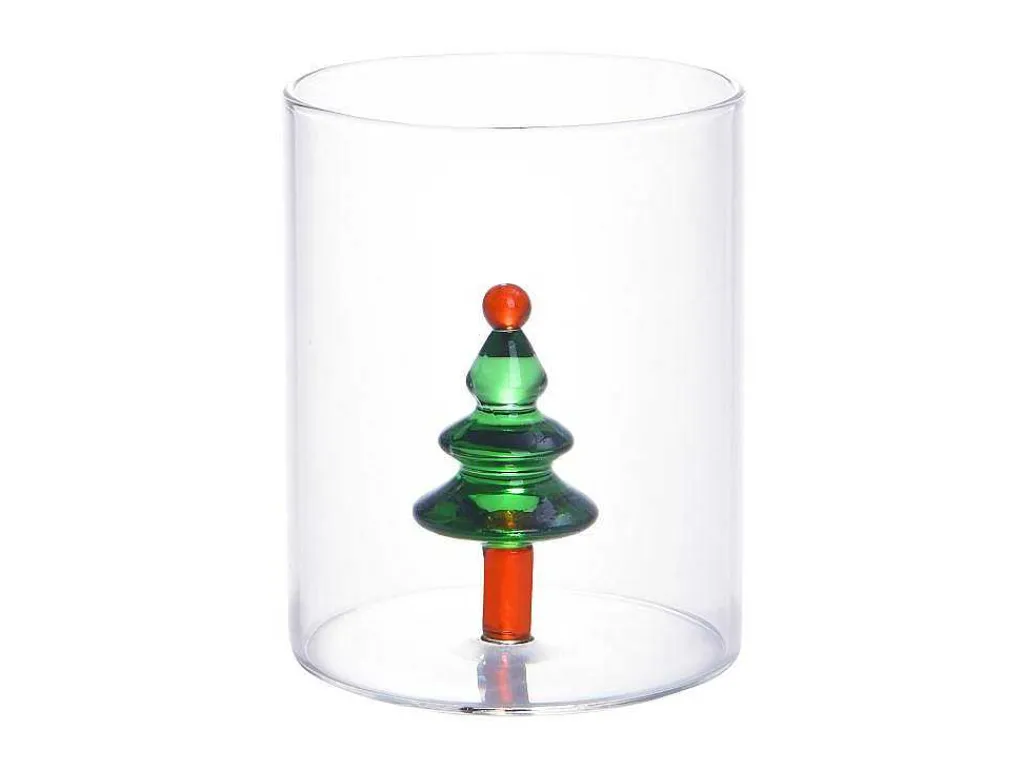 Set Van 4 Glazen Met Kerstmotieven - O7,5 X H9,5 Cm - Scopa-OZAIA New