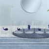 Set Van 4 Glazen Met Walvissen En Zeepaardjes - Transparant En Blauw - O7,5 X H9,5 Cm - Parasa-OZAIA New