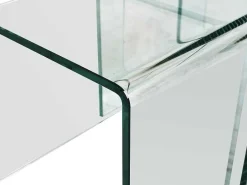 Set Van 3 Inschuifbare Bijzettafels Minka - Glas-Vente-unique Clearance