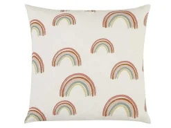 Set Van 2 Katoenen Regenboogkussens - 45 X 45 Cm - Veelkleurig - Archy-OZAIA