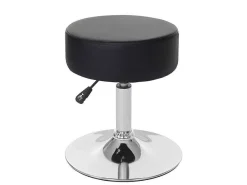 Set Van 2 Krukken Mcw-C22, Kunstleer, Zwart-Vente-unique Clearance