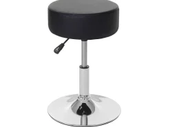 Set Van 2 Krukken Mcw-C22, Kunstleer, Zwart-Vente-unique Clearance