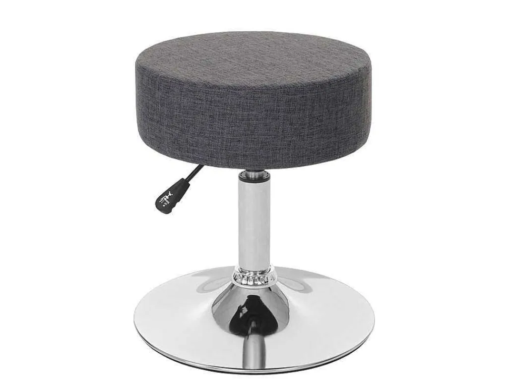 Set Van 2 Krukken Mcw-C22, Textiel, Grijs-Vente-unique Outlet