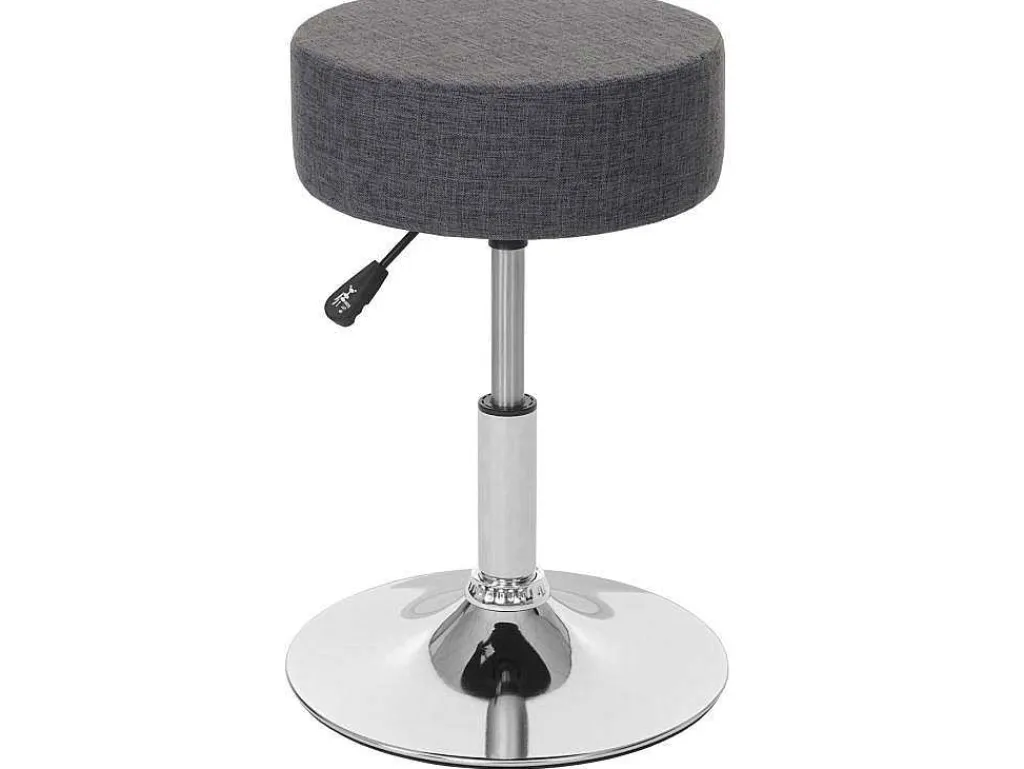 Set Van 2 Krukken Mcw-C22, Textiel, Grijs-Vente-unique Outlet