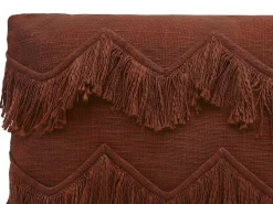 Set Van 2 Kussens 100% Katoen Met Franjes Bonel - 30 X 50 Cm - Terracotta-OZAIA Discount