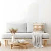 Set Van 2 Kussens Van Katoen Met Franjes Karius - 40 X 40 Cm - Geel En Beige-OZAIA Clearance
