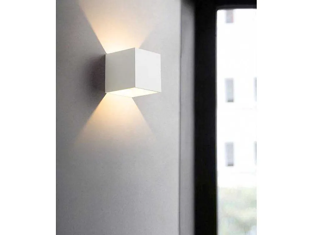 Set Van 2 Ledlampen In Aluminium - H10 Cm - Wit - Paisley-OZAIA Online