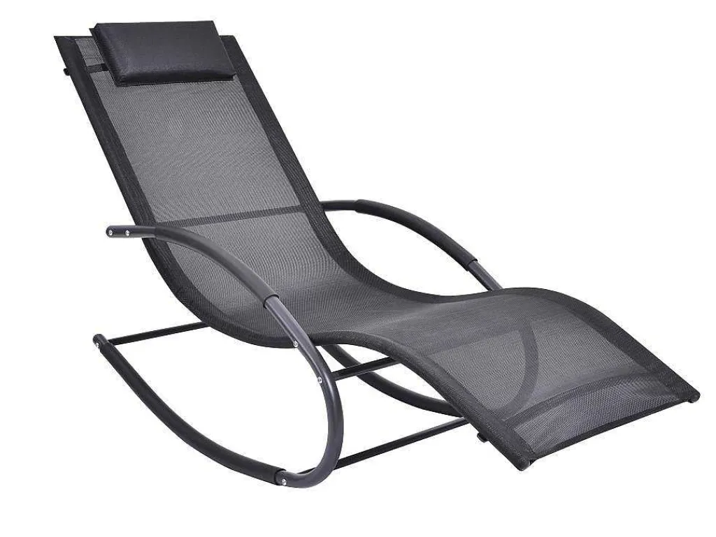 Set Van 2 Ligstoelen - Antraciet - Lombok Van-MYLIA Online