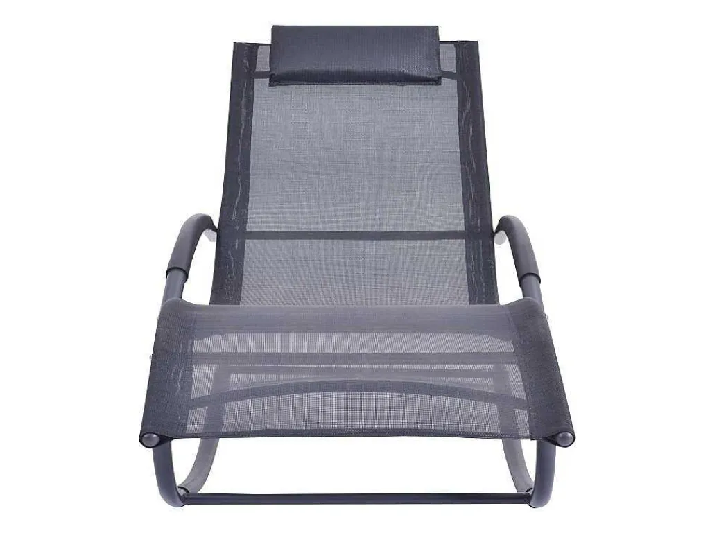 Set Van 2 Ligstoelen - Antraciet - Lombok Van-MYLIA Online