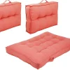 Set Van 1 Matras + 2 Katoenen Paletkussens - Koraal - Baila-OZAIA Discount