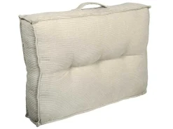 Set Van 1 Matras + 2 Palletkussens Van Ribfluweel - Beige - Baila-OZAIA New