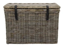 Set Van 2 Opbergkoffers Van Kubu Nefta - L80 X D45 X H55 Cm En L70 X D35 X H45 Cm - Natuurlijk Grijs-OZAIA Best