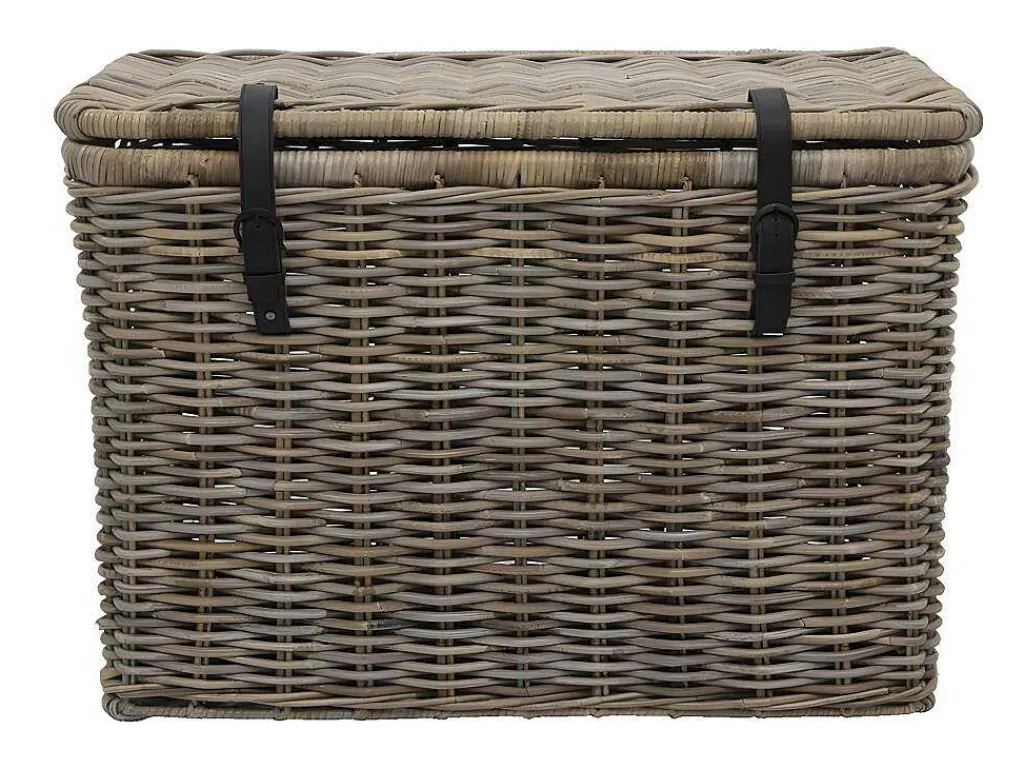 Set Van 2 Opbergkoffers Van Kubu Nefta - L80 X D45 X H55 Cm En L70 X D35 X H45 Cm - Natuurlijk Grijs-OZAIA Best