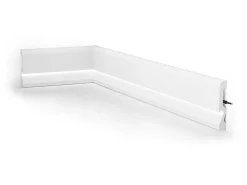 Set Van 3 Plinten Van Polystyreen L290 X H10 Cm Wit - Coreo-Vente-unique Online