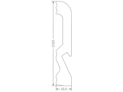 Set Van 3 Plinten Van Polystyreen L290 X H10 Cm Wit - Coreo-Vente-unique Online