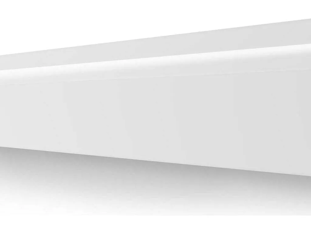 Set Van 3 Plinten Van Polystyreen L290 X H12 Cm Wit - Ateno-Vente-unique Hot