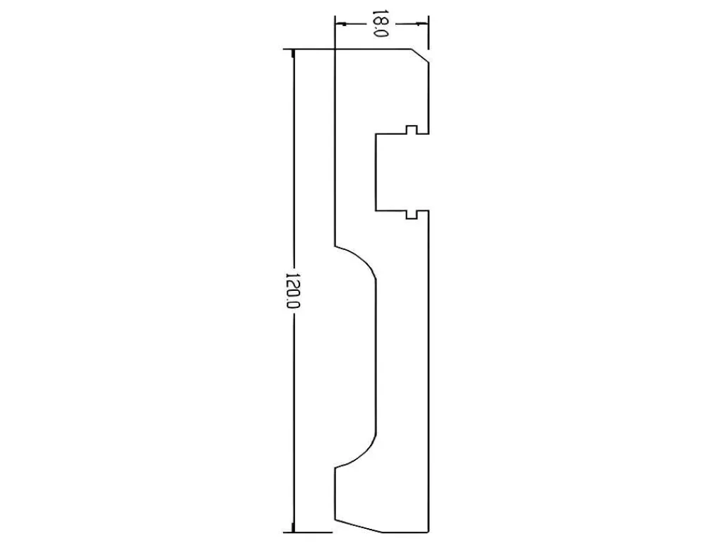 Set Van 3 Plinten Van Polystyreen L290 X H12 Cm Wit - Ateno-Vente-unique Hot