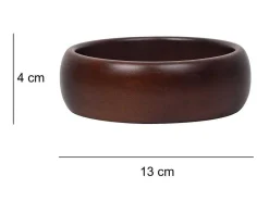 Set Van 4 Schaaltjes - D13 X H4 Cm - Mangohout - Naturel - Valisa-OZAIA Discount