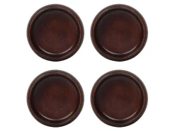 Set Van 4 Schaaltjes - D13 X H4 Cm - Mangohout - Naturel - Valisa-OZAIA Discount
