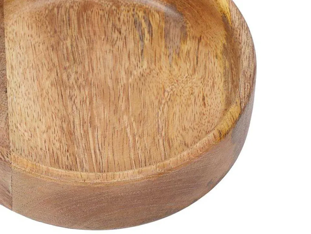 Set Van 3 Schaaltjes Van Mangohout - D17, 15 Et 12 Cm - Naturel - Valisa-OZAIA Sale