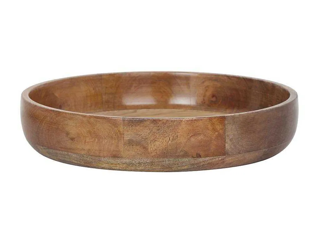 Set Van 3 Schaaltjes Van Mangohout - D17, 15 Et 12 Cm - Naturel - Valisa-OZAIA Sale