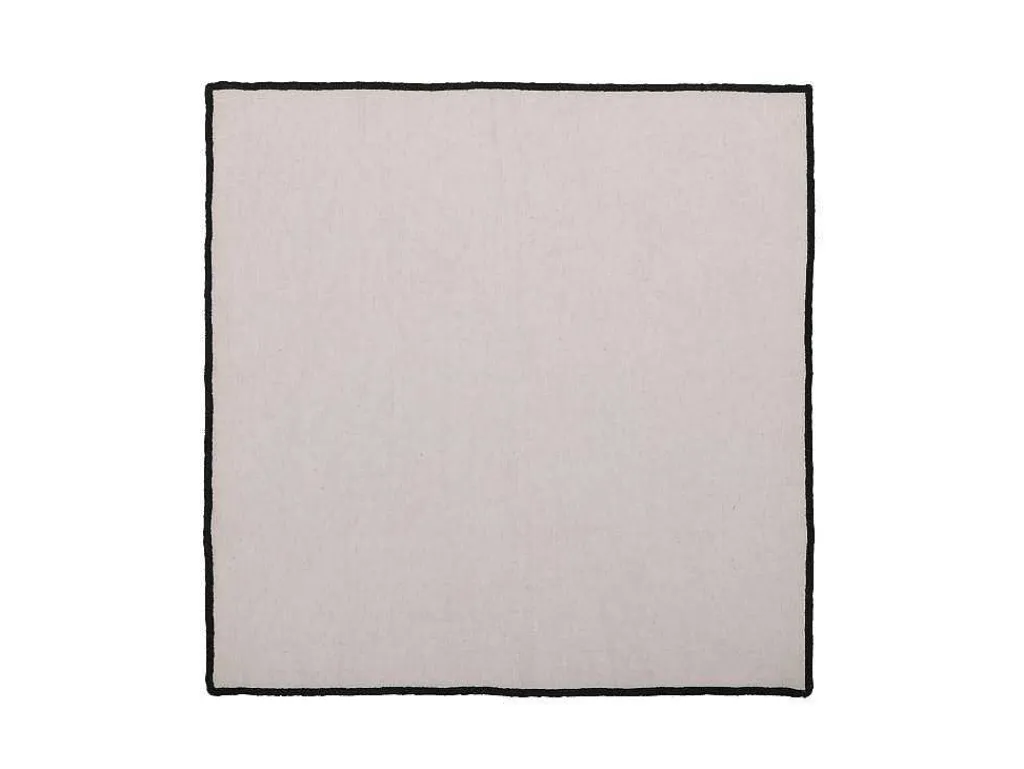 Set Van 4 Servetten Van Katoen En Linnen - 45 X 45 Cm - Taupegrijs - Borina-OZAIA Sale
