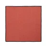 Set Van 4 Servetten Van Katoen En Linnen - 45 X 45 Cm - Terracotta - Borina-OZAIA Outlet