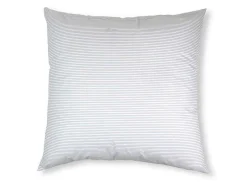 Set Van 2 Stevige Natuurlijke Hoofdkussens Met Dons - 60 X 60 Cm - Meribel-DODO Online