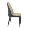Set Van 2 Stoelen In Kunstleer En Metaal - Beige En Antraciet - Mildura-Vente-unique Hot