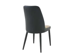 Set Van 2 Stoelen In Kunstleer En Metaal - Beige En Antraciet - Mildura-Vente-unique Hot