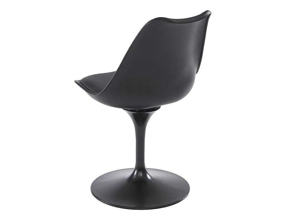 Set Van 2 Stoelen In Polypropeen, Kunstleer En Metaal - Zwart - Xafy-Vente-unique Hot