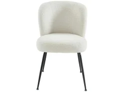 Set Van 2 Stoelen In Ribfluweel En Metaal - Wit - Polpona Van Pascal Morabito-Vente-unique Online