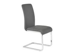 Set Van 4 Stoelen Lirica - Grijs Kunstleer-Vente-unique Discount