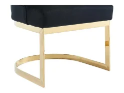 Set Van 6 Stoelen Van Velours En Goudkleurig Roestvrij Staal - Zwart - Porilaso Van-PASCAL MORABITO Discount